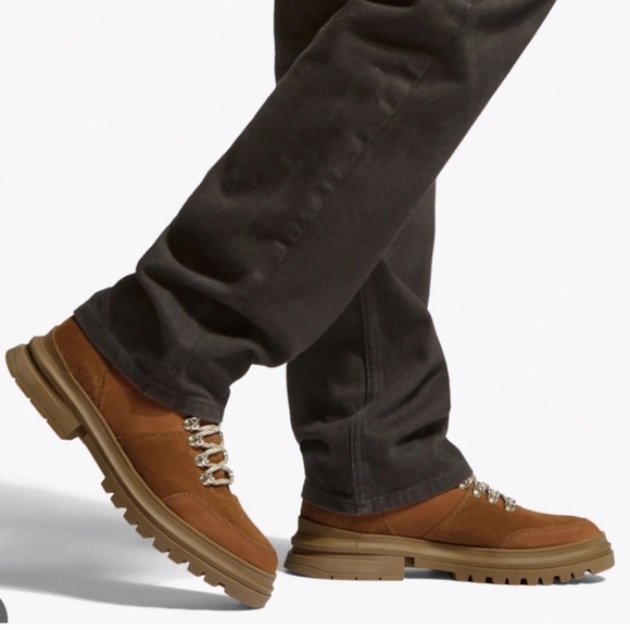 Kurt Geiger Other - KURT GEIGER LONDON Viper Hiker Brand-Tab Leather Ankle Boots